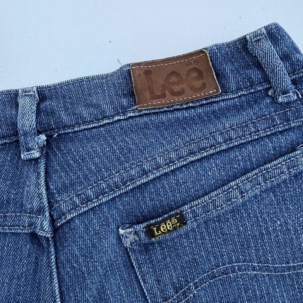 80s Hickory Striped Lee Riders Union Made In USA Straight 28X32
